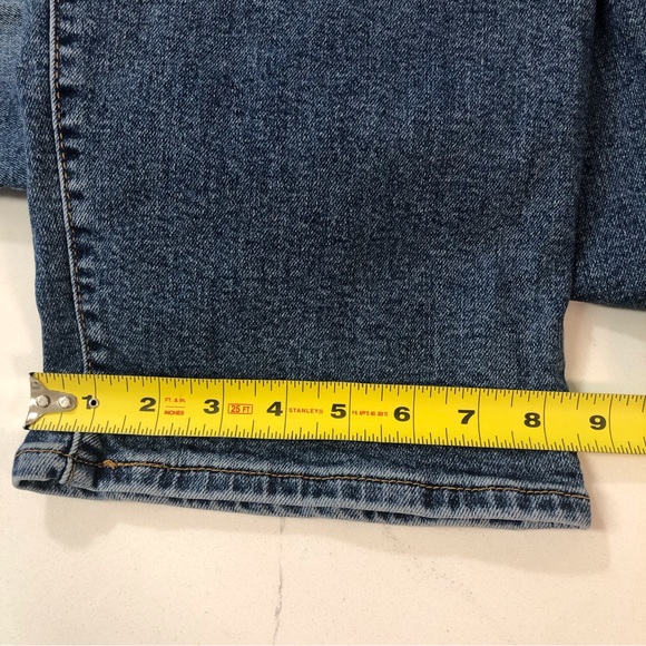Levi’s Ribcage Straight Ankle Jeans Button Fly High Waist 32 - Picture 11 of 13